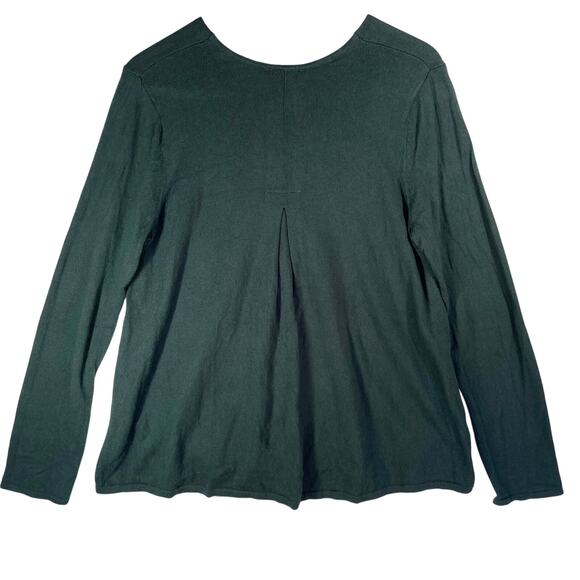 J. JILL V-Neck Sweater Size M Cotton Lightweight Business Casual Fall Academia - Picture 5 of 12